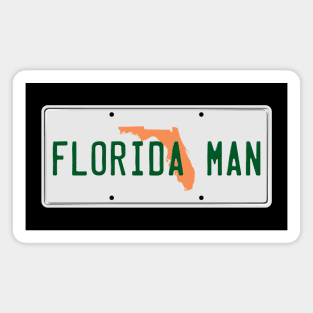 Florida Man Plate Magnet